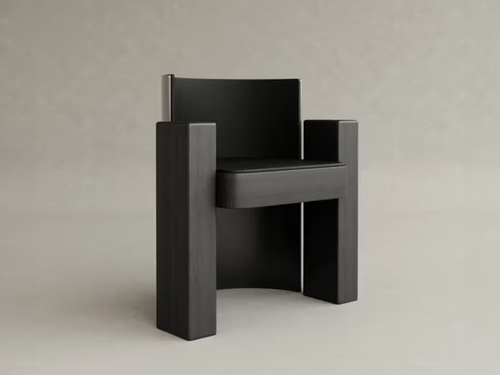 GALERIE NAINOA LIRA ARMCHAIR 01 W27.5" x D20.5" x H30" x SH19"
