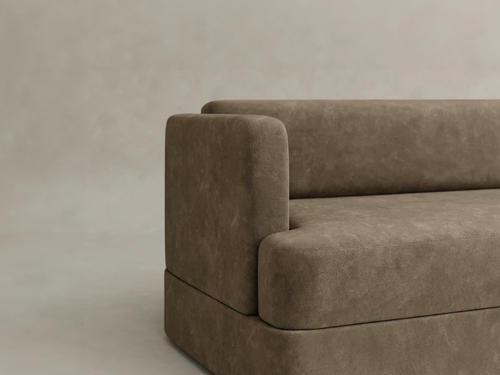 GALERIE NAINOA AURA SOFA 01 W92.25" x D37.5" x H26.25" x SH15.75"