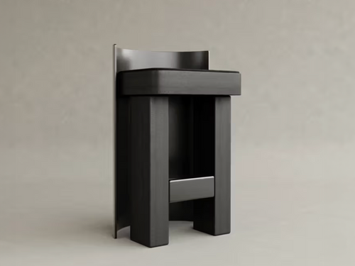 GALERIE NAINOA LIRA BARSTOOL 01 W21.75" x D20" x H34.75" x SH29.5"