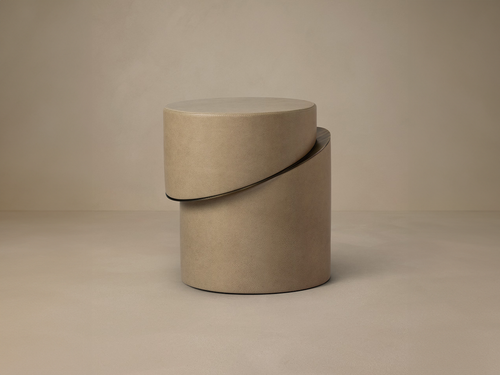 ARTICOLO SLIP SIDE TABLE H18.9” x Ø15.75"