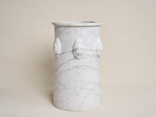 MATTHEW FISHER VESSEL 16 / BIANCO CARRARA Ø8.5" x H14.2"