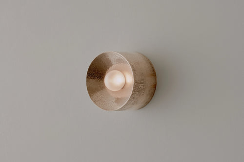 VOLKER HAUG STUDIO ANTON GUNMETAL SCONCE / MINI Ø5.1" x D3.4"