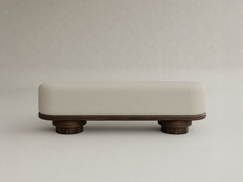 GALERIE NAINOA TORU BENCH 01 W19.75" x D16.25" x H37.5" x SH29.5"