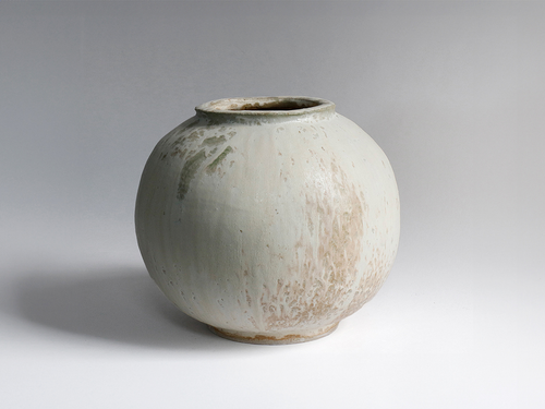 CLAM LAB COILED FIELD ASH VASE H9” x L10” x W10”