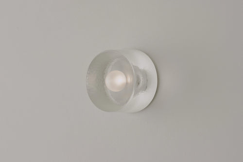 VOLKER HAUG STUDIO ANTON GLASS SCONCE / MINI Ø5" x D4"