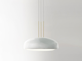 Load image into Gallery viewer, GIOPATO &amp; COOMBES MOONSTONE DOME LINEN 90 PENDANT W35.5&quot; x D32&quot; x H20&quot;
