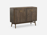 Load image into Gallery viewer, DE LA ESPADA NERI &amp; HU SOLO TALL 4-DOOR CABINET W55&quot; x D20&quot; x H40”
