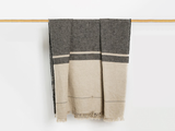Load image into Gallery viewer, LIBECO FRANCIS STRIPE THROW 55” x 87&quot;
