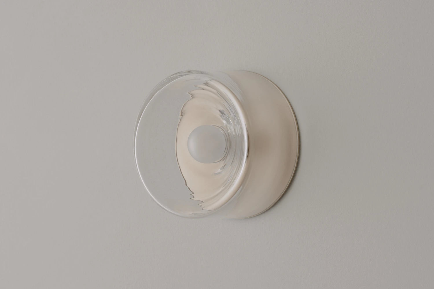 Anton Blown Glass Sconce / Clear Amber - Thumbnail 5