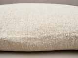 Load image into Gallery viewer, VALENTINA HOYOS WOVEN COTTON PILLOW / NATURAL  32&quot; x 20&quot;
