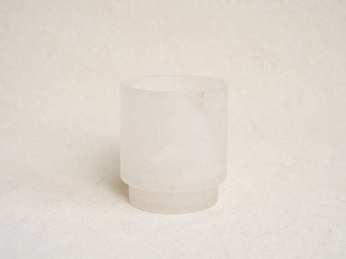 MICHAËL VERHEYDEN TEA LIGHT SMALL / ALABASTER WHITE Ø3” x H3