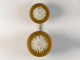 Load image into Gallery viewer, POUENAT VALERIE SERIN-LOK DOUBLE ABYSSE WALL SCONCE 9&quot; x 7&quot; x 20&quot;
