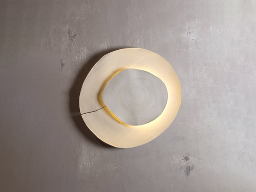 ASH DESIGN ECLIPSE LARGE SCONCE / SILK Ø21.5"