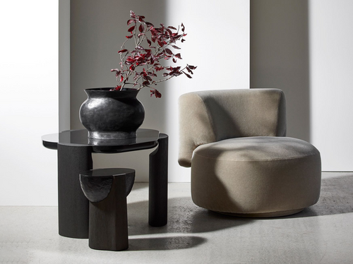 COLLECTION PARTICULIÈRE DAN YEFFET AKRA SIDE TABLE / BRONZE