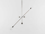 Load image into Gallery viewer, APPARATUS HIGHWIRE LARGE CHANDELIER D35.5” x rotating arm L64”
