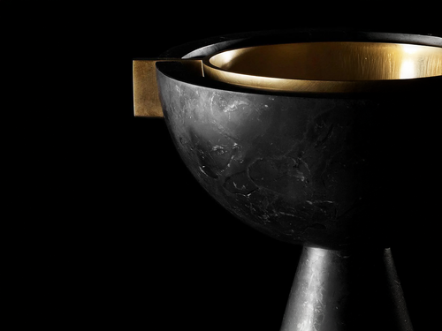 APPARATUS NEO VESSEL / NERO KINITRA H10.5" x Ø10.5"