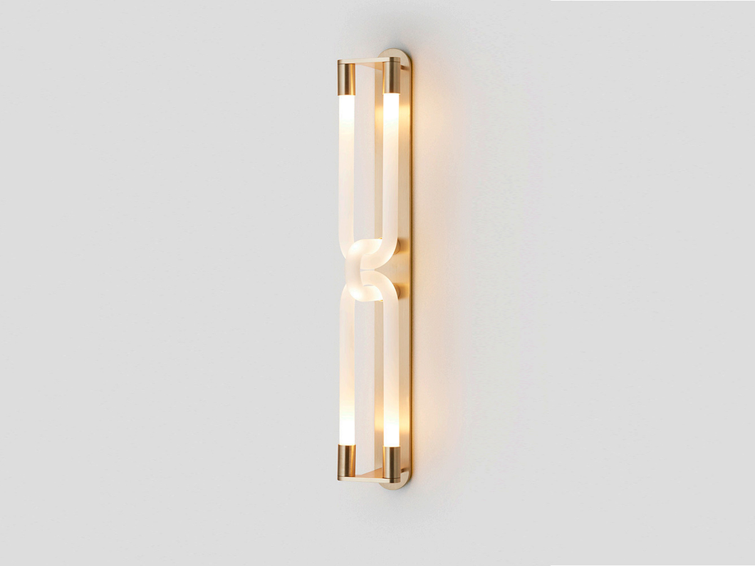 ARTICOLO LOOPI DOUBLE WALL SCONCE H24
