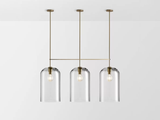 Load image into Gallery viewer, ARTICOLO LUMI EXTRA LARGE TRIPLE PENDANT H56.6&quot; x Ø11.8&quot;
