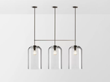 Load image into Gallery viewer, ARTICOLO LUMI EXTRA LARGE TRIPLE PENDANT H56.6&quot; x Ø11.8&quot;
