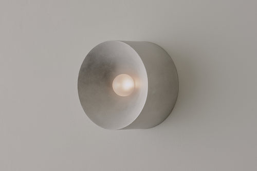 VOLKER HAUG STUDIO ANTON ALUMINUM SCONCE Ø7" x D3.9"