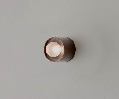 VOLKER HAUG STUDIO ANTON MICRO CERAMIC SCONCE Ø3" x D2.5"