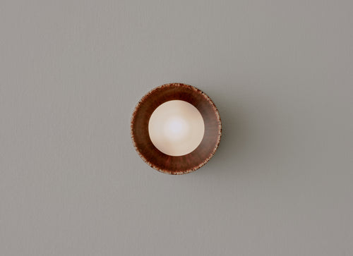 VOLKER HAUG STUDIO ANTON MICRO CERAMIC SCONCE Ø3" x D2.5"