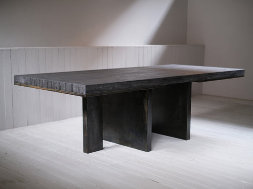 ARNO DECLERCQ DINING TABLE 052022 L98.4" x D43.3" x H29.5"