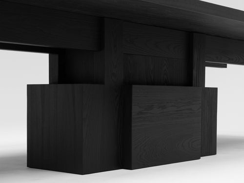 ARNO DECLERCQ FUNDAMENT DINING TABLE L137.8" x W45.3" x H29.5"