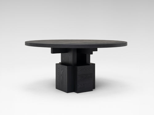 ARNO DECLERCQ FUNDAMENT ROUND DINING TABLE Ø63" x H29.5"
