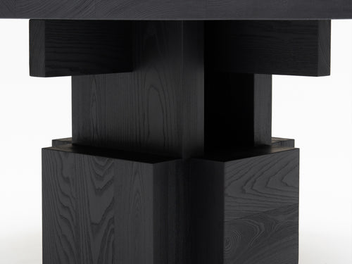 ARNO DECLERCQ FUNDAMENT ROUND DINING TABLE Ø63" x H29.5"