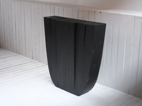 ARNO DECLERCQ HALLWAY TABLE / BLACK IROKO W35.4" x D9.8" x H35.4"