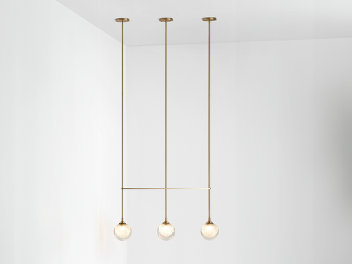 ARTICOLO FIZI BALL TRIPLE PENDANT H53.36”