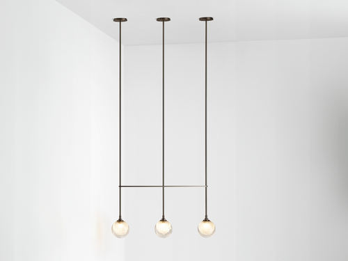 ARTICOLO FIZI BALL TRIPLE PENDANT H53.36”