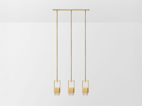 ARTICOLO STUDIOS CUBO SWING PENDANT / TRIPLE W19.2" x D3" x H8.4"