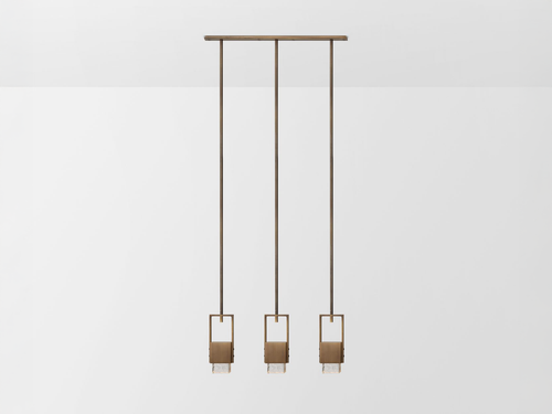 ARTICOLO STUDIOS CUBO SWING PENDANT / TRIPLE W19.2" x D3" x H8.4"