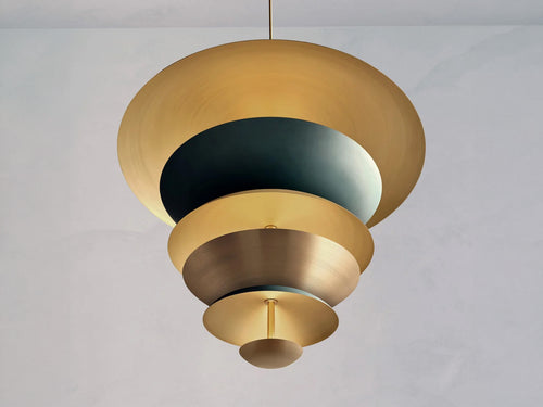 ATELIER001 COSMIC CAROUSEL CHANDELIER / VERDIGRIS