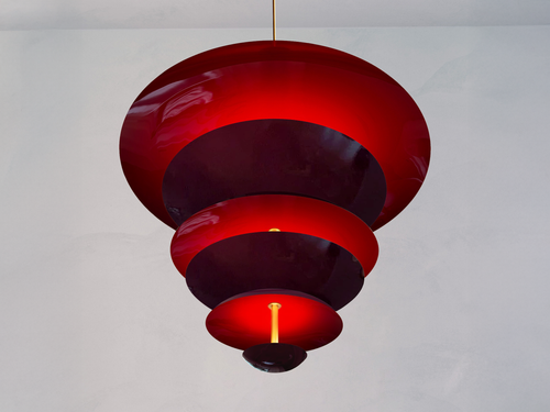 ATELIER001 COSMIC CHANDELIER XL / MAROON