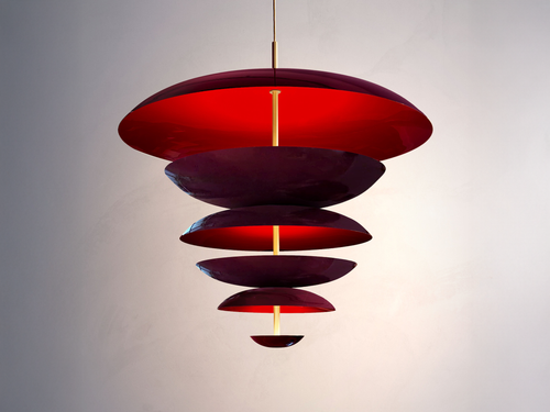 ATELIER001 COSMIC CHANDELIER XL / MAROON