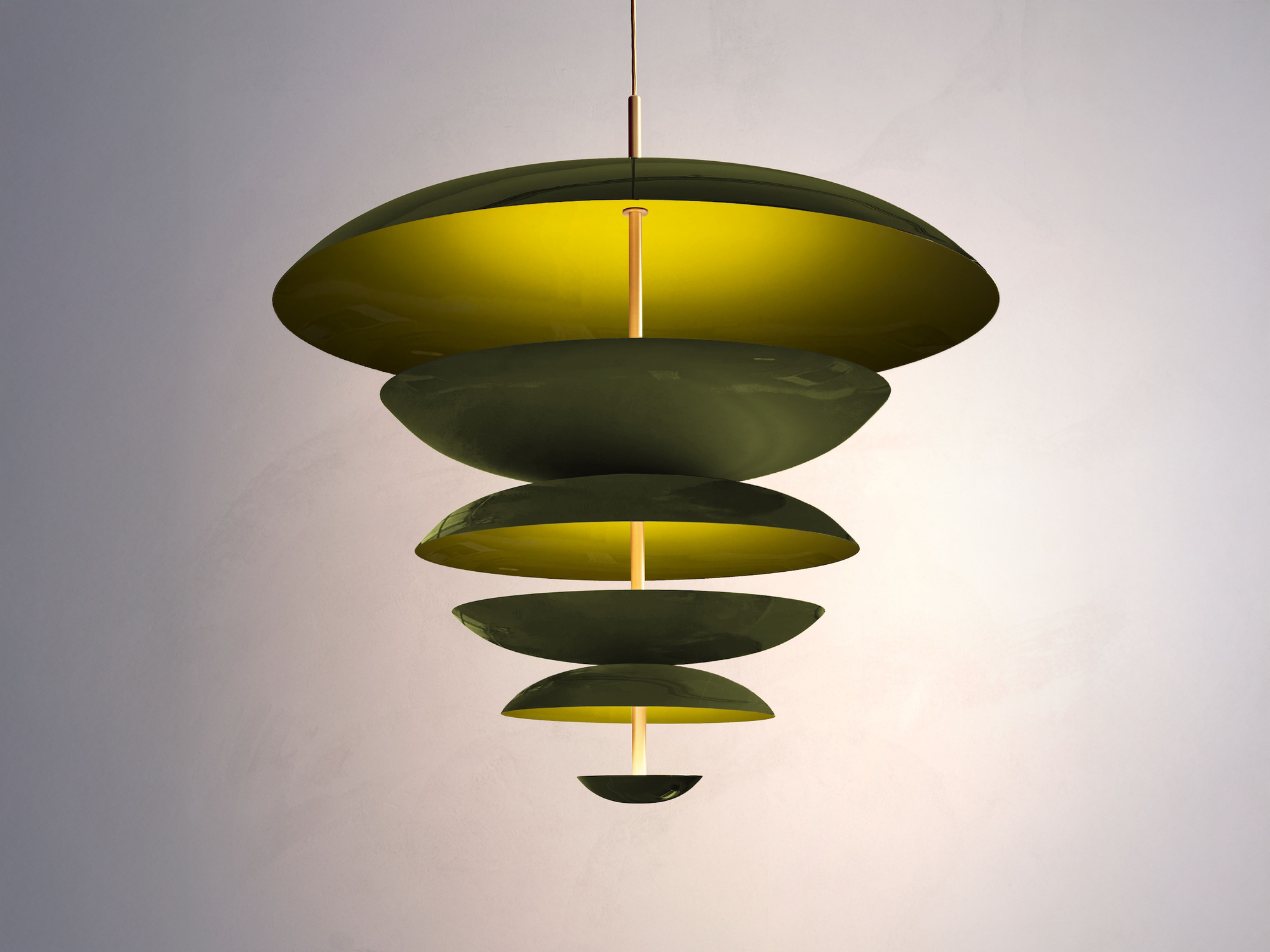 ATELIER001 COSMIC CHANDELIER XL / OLIVE | GARDE – Garde