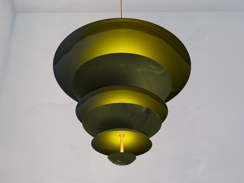 ATELIER001 COSMIC CHANDELIER XL / OLIVE