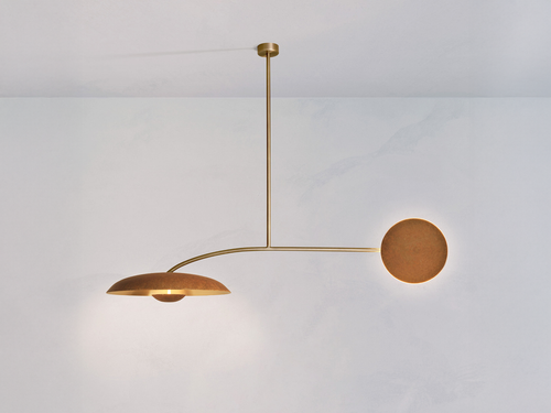 ATELIER001 COSMIC ORBIT SOLO PENDANT / RUST