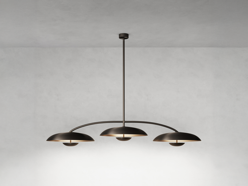 ATELIER001 COSMIC ORBIT TRIO PENDANT / REGOLITH