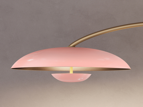 ATELIER001 COSMIC ORBIT TRIO PENDANT / ROSE