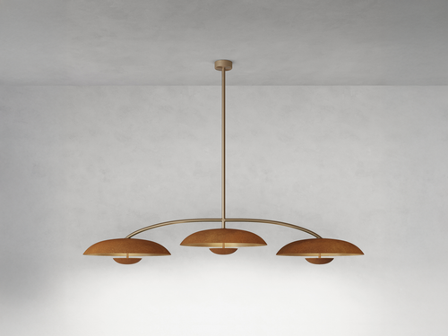 ATELIER001 COSMIC ORBIT TRIO PENDANT / RUST