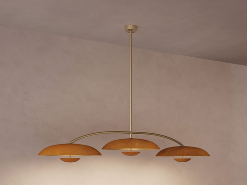 ATELIER001 COSMIC ORBIT TRIO PENDANT / RUST