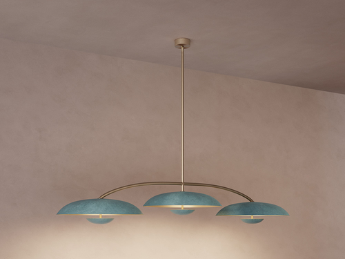 ATELIER001 COSMIC ORBIT TRIO PENDANT / VERDIGRIS