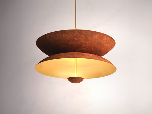 ATELIER001 COSMIC DUO PENDANT / RUST