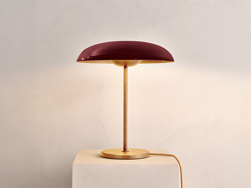ATELIER001 SOLSTICE TABLE LAMP / MAROON