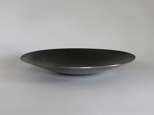 MICHAËL VERHEYDEN BEGHARD BOWL LARGE / PATINATED BRASS + BLACK Ø25.6" x H4.3"