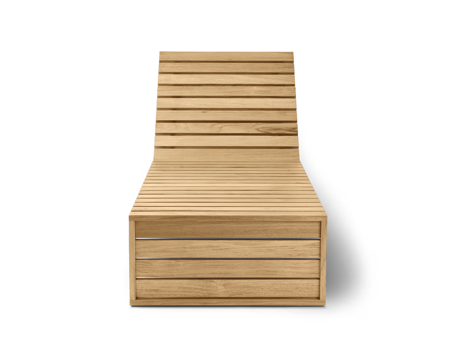 Bodil Kjaer Outdoor Teak Chaise Lounge